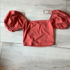 Zara puff sleeve top